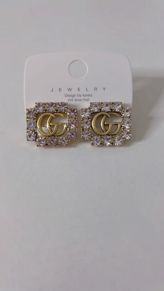 Double G Cristal Earrings