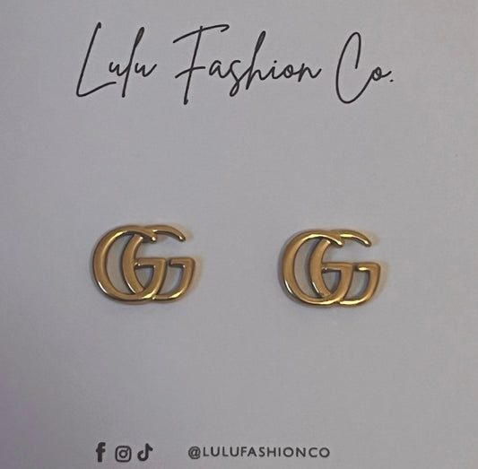 Gold GG Studs